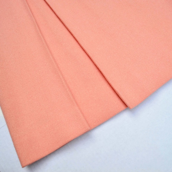 Peach Pink vintage Skirt w Pleats size 0 waist 25 inch - Picture 4 of 5